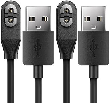 شاحن مغناطيسي من TUSITA متوافق مع AfterShokz Aeropex و SHOKZ OPENCOMM و OPENRUN PRO و OPENRUN PRO Mini و OPENRUN و OPENRUN Mini - 1 متر، عبوة من قطعتين.