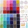 YITOHOP Glass Seed Beads for Bracelet Jewelry Making Kit, Beads Assortments Kit for Adults Girls Small Beads for Necklace Ring Making Kits.