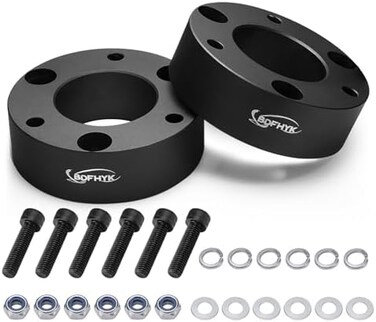 BDFHYK 3'' Front Leveling Lift Kit Compatible with 2007-2022 Silverado/Avalanche/GMC Sierra/Suburban 1500/Yukon/Tahoe 2WD/4WD Front Strut Spacers.