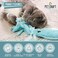 Pet Craft Supply Flipper Flopper Interactive Electric Realistic Flopping Wiggling Moving Fish Potent Catnip and Silvervine Cat Toy Sassy Squid.