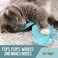 Pet Craft Supply Flipper Flopper Interactive Electric Realistic Flopping Wiggling Moving Fish Potent Catnip and Silvervine Cat Toy Sassy Squid.