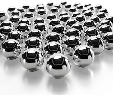 Z QINGZHENG QZsteelball 1000 قطعة 5/16 بوصة ذخيرة مقلاع كرات فولاذية 7.938 مم كرات محامل فولاذية دقيقة.