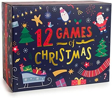 Gutter Games 12 Games of Christmas - 12 Hilarious Holiday Games [Family Party Games Pack for Kids, TeensAdults] - by Beat That. Game.