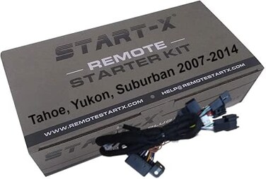 طقم التشغيل عن بعد Start-X متوافق مع سيارات تاهو، يوكون، سابربان 2007-2014، التوصيل والتشغيل، تشغيل عن بعد 3Xlock، لا يتطلب تحديثًا.