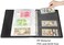 MUDOR 60 Pockets Currency Storage Pages with PP Material, PVC and Acid Free, 3-Pocket Page Bill Holders Refill Sheets for Collectors, 4 Holes Fillers Sleeves.