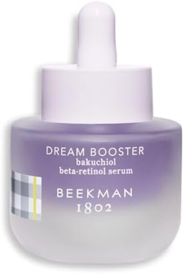 Beekman 1802 Dream Booster Bakuchiol Face Serum - Retinol Alternative for Sensitive Skin - Fine LinesPore Minimizer - Vegan - Fragrance Free - 0. 5 fl oz.