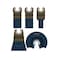 XXGO 120 Pcs Oscillating Multitool Blades Accessories Kits Compatible with Bosch, Chicago, Craftsman, Dremel, Fein, Harbor Freight, Milwaukee, Porter Cable, Ridgid, Ryobi, Rockwell XG1201.