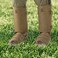 Gonex Snake Gaiters, Waterproof Snake Guards, Snake Bite Protection for Lower Legs, Snake Proof Gaiters Fit for MenWomen, Adjustable Size.