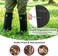 GearOZ Snake Gaiters Snake Chaps, Waterproof Lower Legs Snake Guards, Snake Bite Protective Gaiters, Anti-Snake Gaiters for Men/Women, Adjustable Size for Hunting/Hiking/Farm Working, Black.