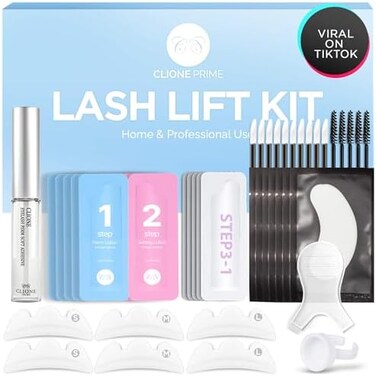 CLIONE PRIME Korean Lash Lift Kit - Brow Lamination Kit Lifting De Pesta&ntilde;as Kit Professional Eyelash Perm Kit Eyelash Lift Kit Lash Perm Eyebrow Lamination Laminado De Cejas Kit Profesional.