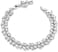 SWEETV Wedding Bridal Bracelet for Brides, Cubic Zirconia Classic Tennis Bracelet for Women Jewelry Gift.