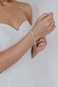 SWEETV Wedding Bridal Bracelet for Brides, Cubic Zirconia Classic Tennis Bracelet for Women Jewelry Gift.
