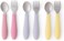 Elk and Friends Kids Silverware with Silicone HandleChildrens Safe FlatwareToddler UtensilsBaby SpoonsForksStainless Steel Cutlery.
