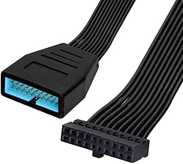 GINTOOYUN USB 3. 0 Header Extension Cable,USB 3. 0 19/20 Pin Male to Female Internal Extension Adapter(5. 9 inch.