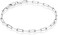 Miabella Solid 925 Sterling Silver Italian 3mm Paperclip Link Chain Bracelet for Women Men, Made in Italy.