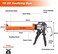 ValueMax Caulk Gun, 9 Inch Silicone Sealant Caulking Gun for Caulking/Filling/Sealing, Trigger Comfort Grip and Iron Smooth Rod, Ideal for Tiles, Window Joints, 8:1 Thrust Ratio.
