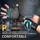 ihuan Ventilated Weight Lifting Gym Workout Gloves with Wrist Wrap Support for MenWomen, Full Palm Protection, for Weightlifting, Training, Fitness, Hanging, Pull ups.