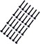 Apevia CS-S63231-24 Screw Set T63231 for Radiator CPU Liquid Cooler, 24-Pack.