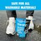 SWIPZ Premium Sneaker Cleaning Wipes (12 PackDual Textured Individually Wrapped Pre-Moistened Quick Care Wipes for Leather, Nubuck, Rubber Sneakers, Shoes and Boots, Blue/Black, 12ct Bag.