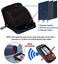 Linno RFID 20 Card Slots Credit Card Holder Genuine Leather Small Card Case for Women or Men Accordion Wallet with Zipper.