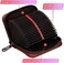 Linno RFID 20 Card Slots Credit Card Holder Genuine Leather Small Card Case for Women or Men Accordion Wallet with Zipper.