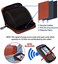 Linno RFID 20 Card Slots Credit Card Holder Genuine Leather Small Card Case for Women or Men Accordion Wallet with Zipper.