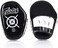 Fairtex Aero Focus Punching Mitts FMV11 for Muay Thai, Boxing, Kickboxing, MMA (Black/White.