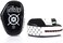Fairtex Aero Focus Punching Mitts FMV11 for Muay Thai, Boxing, Kickboxing, MMA (Black/White.