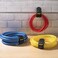 Trilancer Elastic Cinch Straps with Anti-Slip Strips, 12 "x 2" (8 PackMultipurpose Hook and Loop Bundling Stretchy Straps for Extension Cords, Cables, Ropes, Hoses, Bike, RV, Boat, Garden.