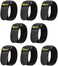Trilancer Elastic Cinch Straps with Anti-Slip Strips, 12 "x 2" (8 PackMultipurpose Hook and Loop Bundling Stretchy Straps for Extension Cords, Cables, Ropes, Hoses, Bike, RV, Boat, Garden.