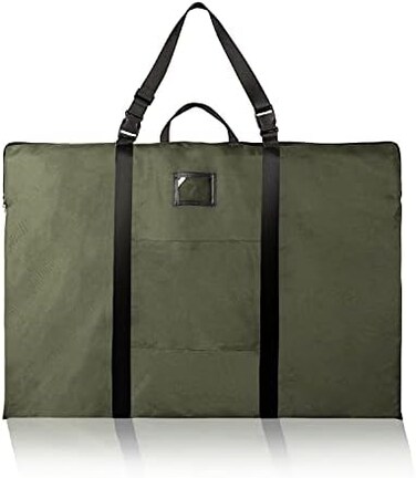 BERYA Large Size Art Portfolio Bag with Nylon Shoulder, 24 x 36 inches Light Weight Poster Storage Bag Board Holder with Handle and Zipper for Poster, Sketching and Drawing.