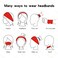 Jesries Women's Workout Headbands Non Slip Sport Sweatbands Yoga Hairbands for Travel Fitness Athletic Elastic Moisture Wicking for Girls.