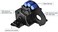 Globact Aluminum Transmission Case Gearbox with Aluminum Motor Plate and Arm Mounts Upgrade Parts for Traxxas Slash 2WD Rustler Stampede Bandit 1/10 RC Car (Replace of 3691.