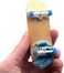 Teak Tuning 34mm Pro Fingerboard Heat Transfer Graphic Complete - Fully Assembled with Pro Level Parts - Pro Shaped Wood Deck (34x97mm, UltraSpin Wheels, Prodigy Trucks.