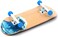 Teak Tuning 34mm Pro Fingerboard Heat Transfer Graphic Complete - Fully Assembled with Pro Level Parts - Pro Shaped Wood Deck (34x97mm, UltraSpin Wheels, Prodigy Trucks.