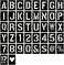 YEAJON 2 Inch Letter Stencils Symbol Numbers Craft Stencils, 42 Pcs Reusable Alphabet Templates Interlocking Stencil Kit for Painting on Wood, Wall, Fabric, Rock, Chalkboard, Sign, DIY Art Projects.