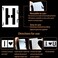 YEAJON 2 Inch Letter Stencils Symbol Numbers Craft Stencils, 42 Pcs Reusable Alphabet Templates Interlocking Stencil Kit for Painting on Wood, Wall, Fabric, Rock, Chalkboard, Sign, DIY Art Projects.