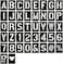 YEAJON 2 Inch Letter Stencils Symbol Numbers Craft Stencils, 42 Pcs Reusable Alphabet Templates Interlocking Stencil Kit for Painting on Wood, Wall, Fabric, Rock, Chalkboard, Sign, DIY Art Projects.