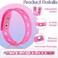 MTLEE 12 Pieces Silicone Wristbands Adjustable Rubber Bracelets Colorful Cute Charm Bracelets with Holes for Shoe Charm Boys Girls Birthday Party Award (Vivid Colors,8. 3 Inch.