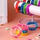 MTLEE 12 Pieces Silicone Wristbands Adjustable Rubber Bracelets Colorful Cute Charm Bracelets with Holes for Shoe Charm Boys Girls Birthday Party Award (Vivid Colors,8. 3 Inch.