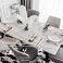 Home Brilliant White Placemats Set of 4 Cloth Placemat Decorations Heat Resistant Washable Place Mats Set of 4 for Wedding Birthday Party, White.