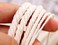 FLIPPED 100% Natural Cotton Macrame Cord,5mm x110 Yards Macrame Cords Colored Cotton Macrame Rope Craft Cord for DIY Crafts Knitting Plant Hangers Christmas Wedding D&eacute;cor(Beige, 5mm110yards.