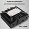 Thermalright AXP-90 X53 Black Low Profile CPU Air Cooler with Quite 90mm TL-9015B Low Profile PWM Fan, 4 Heat Pipes, 53mm Height, for AMD AM4/Intel LGA 1150/1151/1155/1156/1200 (AXP-90 X53 Black.