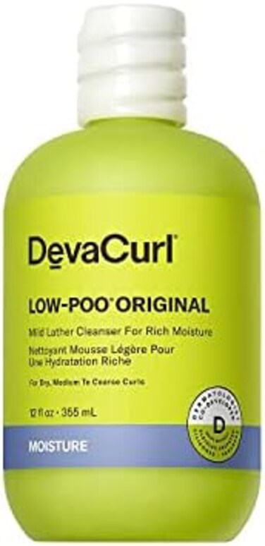 DevaCurl Deva Curl Low-Poo Original Mild Lather Cleanser for Rich Moisture, 12 fl. oz.