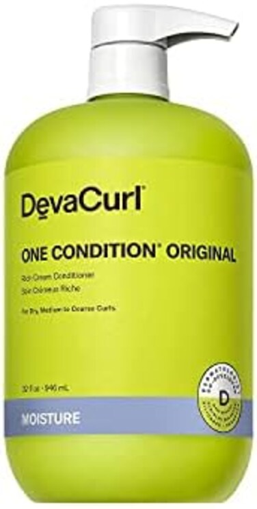 DevaCurl One Condition Original Rich Cream Conditioner, Soft Lemongrass, 32 fl. oz.