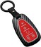 Muxkenper Key Fob Cover Case Fit for Chevrolet 2019 2018 2017 Chevy Malibu Camaro Equinox Trax Traverse Sonic Cruze Volt Spark Keyless Entry Remote Case Holder ABS Carbon Fiber Pattern (Red.
