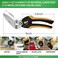 stedi 9-Inch Scissor Heavy Duty, All Purpose Scissors, Cardboard and Carpet Shears, TPR Handle, Extremely Sharp Blades with Finely Serrated -Easy Cutting Thick Paper, Leather, Sewing Fabric.