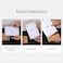 TONICE 3 Pack 5x7 Acrylic Sign Holder Slant Back Design L Shape Clear Acrylic Frames Wood Base, Table Menu Display Stand Flyer Display for Desk Display (Optional 8. 5x11/5x7 Inch L/T Shape.