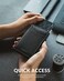 VULKIT Men's Slim Wallet Pop Up Card Holder RFID Blocking Metal Wallet Minimalist Design Holds Up to 11 Cards.