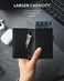 VULKIT Men's Slim Wallet Pop Up Card Holder RFID Blocking Metal Wallet Minimalist Design Holds Up to 11 Cards.